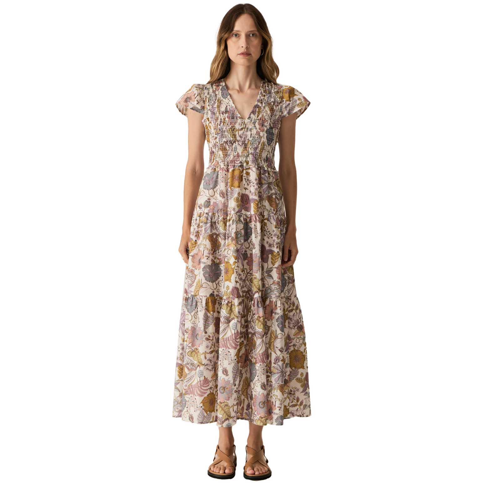 POL Marla Shirred Dress